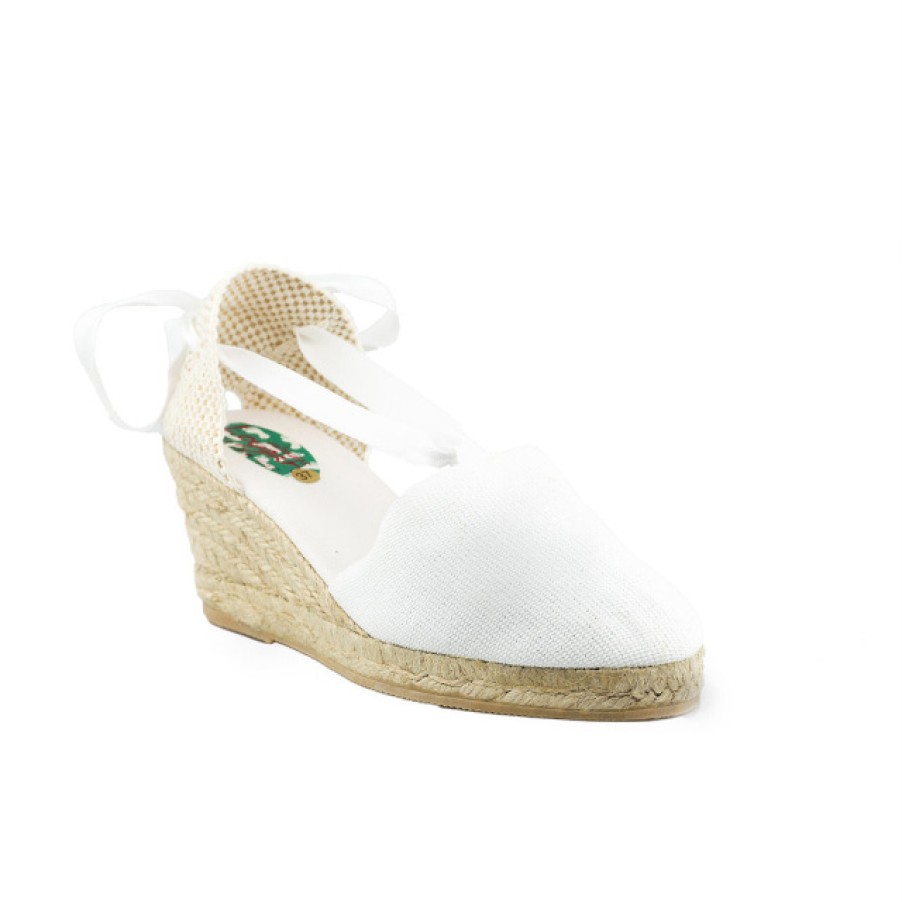 Fashion SPANISH Bridal | Valenciana 5C Cotton Espadrilles | Spanishoponline.Com