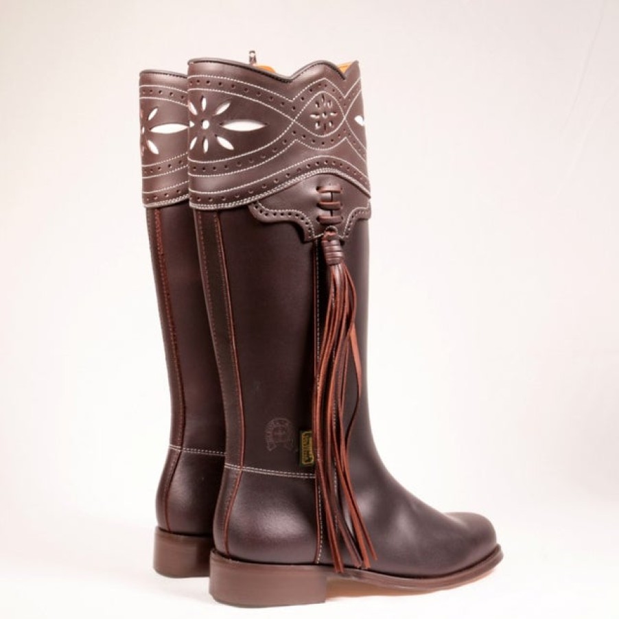 Fashion SPANISH Boots | Dakota Boots 1001 Cartujana Leather Tassel Boots | Spanish Shop Online