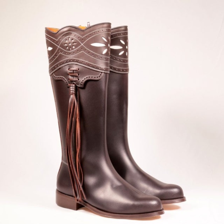 Fashion SPANISH Boots | Dakota Boots 1001 Cartujana Leather Tassel Boots | Spanish Shop Online