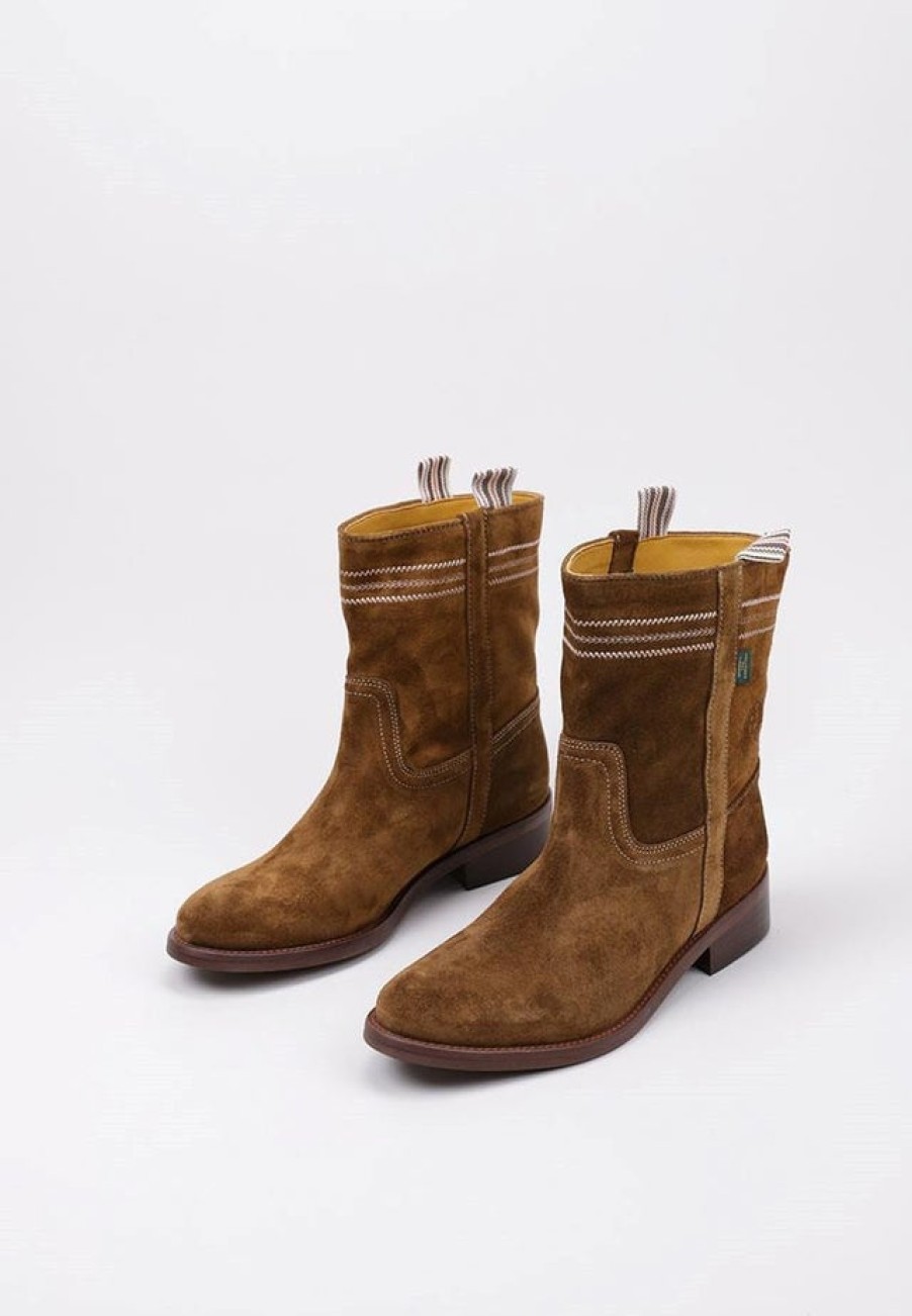 Fashion SPANISH Boots | Dakota Boho Suede Anckle Boots | Spanish Shop Online