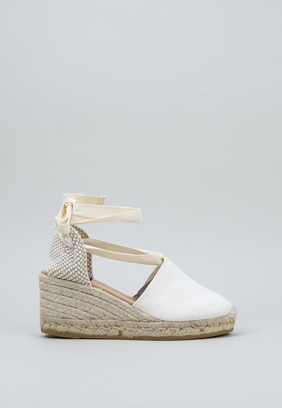 Fashion SPANISH Espadrilles | Gaimo Valencia White Espadrilles | Spanish Shop Online