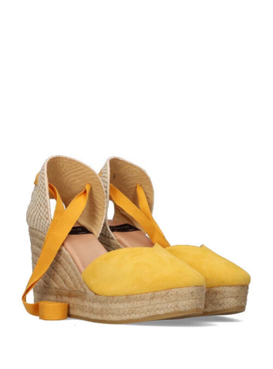 Fashion SPANISH Lace Ups | Gaimo Rina Wedge Espadrilles | Spanish Shop Online