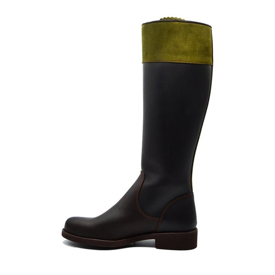 Fashion SPANISH Boots | Dakota Boots Two-Tone Riding Style | Spanish Shop Online