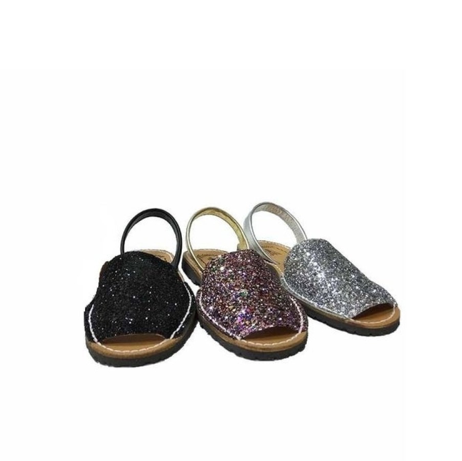 Fashion SPANISH Avarcas | Sladan Menorcan Glitter Sandals | Spanish Shop Online