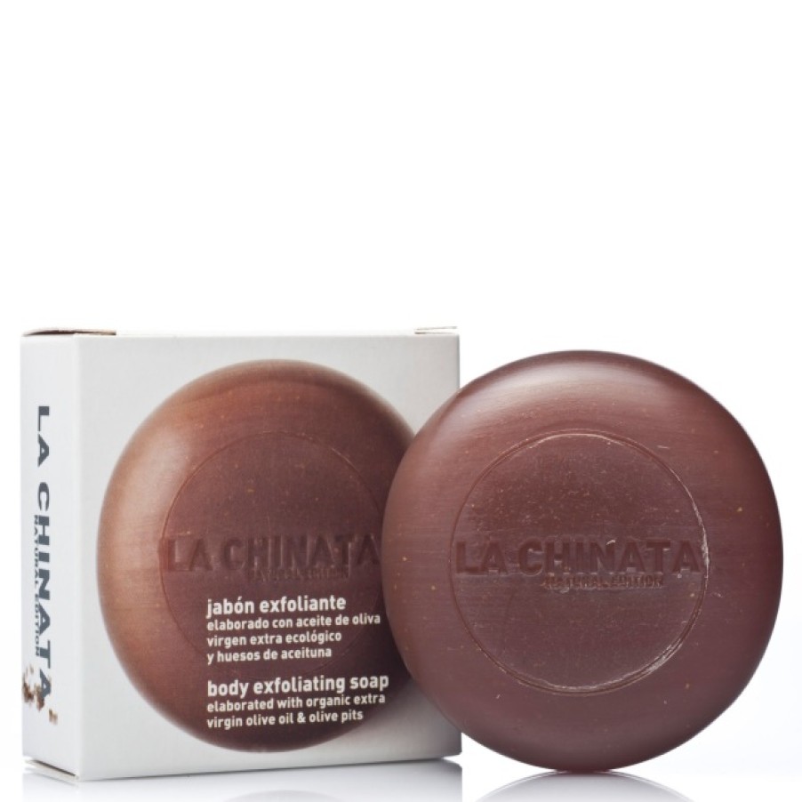 Beauty SPANISH | La Chinata Organic Extra Virgin Olive Oil & Olive Pits Scrub Soap