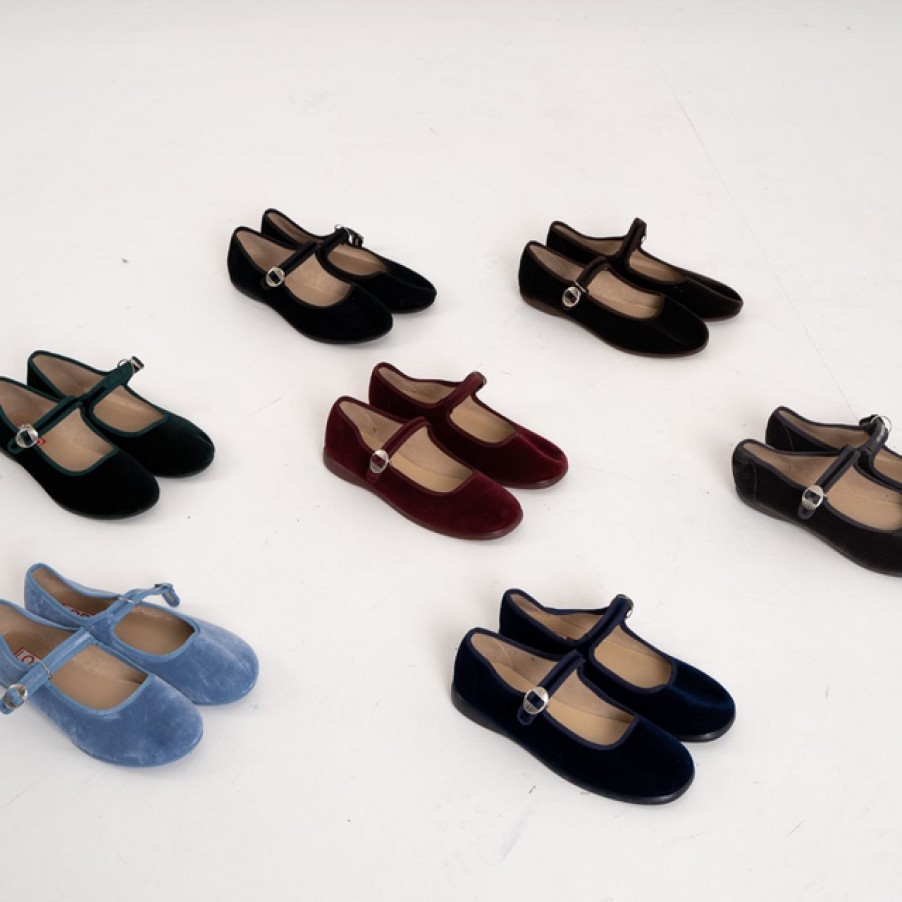 Fashion SPANISH Ballet Flats | Mary Jane Velvet Ballet Flats | Spanish Shop Online