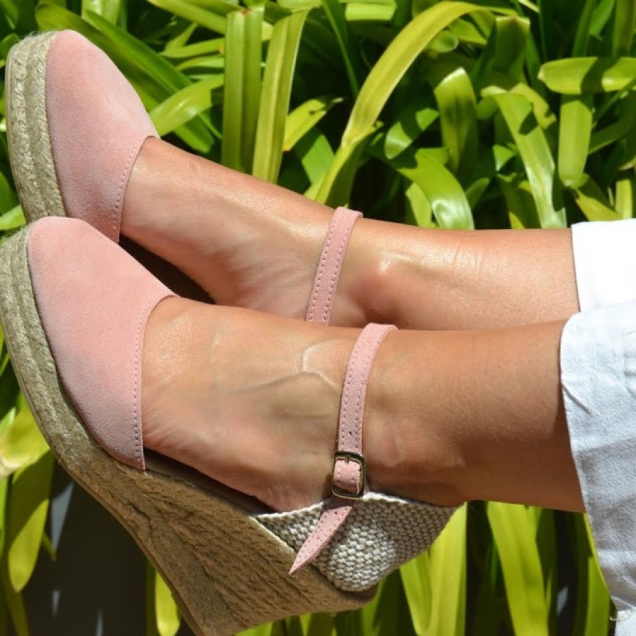 Fashion SPANISH Espadrilles | Lobo Carol Suede Espadrilles | Spanish Shop Online