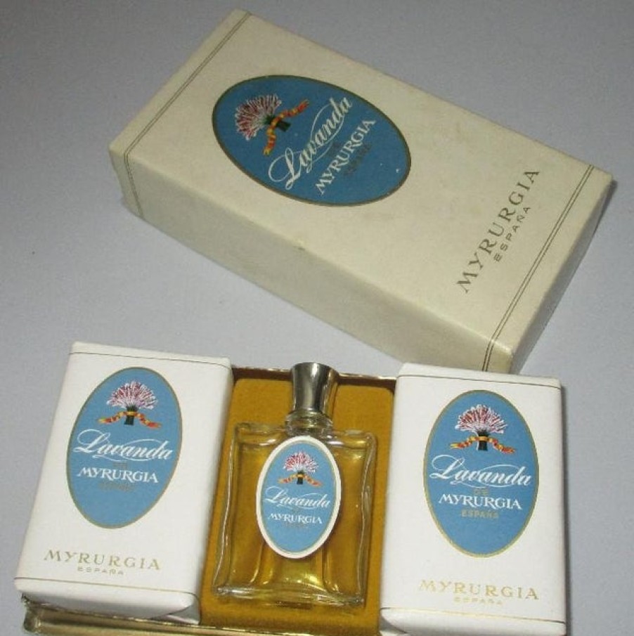 Beauty SPANISH | Vintage Lavanda De Myrurgia Cologne And Soaps Set | Spanish Shop Online