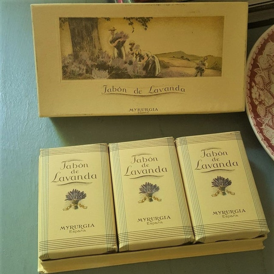 Beauty SPANISH | Vintage Myrurgia Jabon De Lavanda 3 Soaps Set