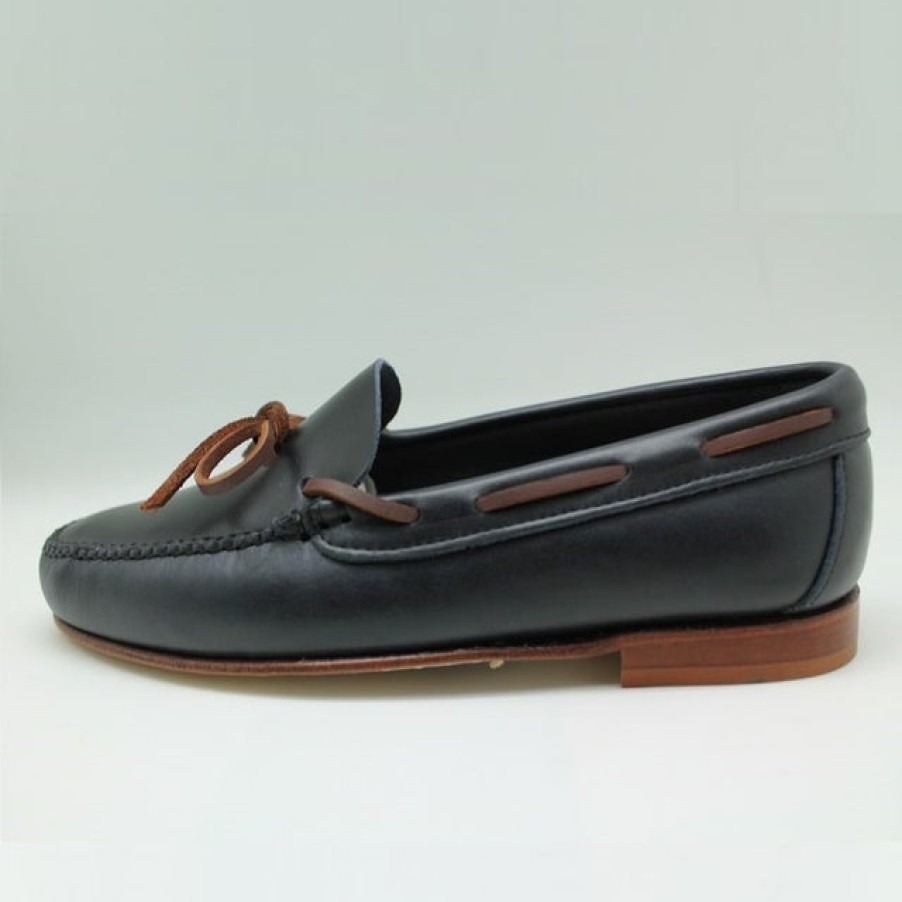 Fashion SPANISH Flat Shoes | Castellano 1920 Navy Loafers Made In Spain | Spanish Shop Online