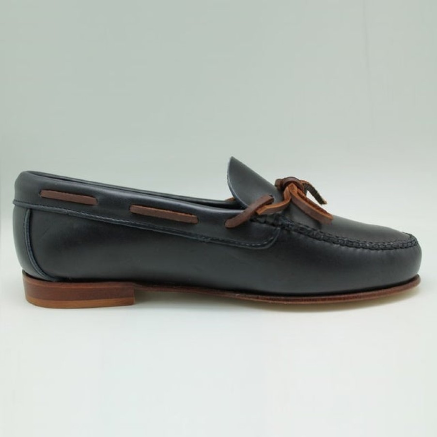 Fashion SPANISH Flat Shoes | Castellano 1920 Navy Loafers Made In Spain | Spanish Shop Online