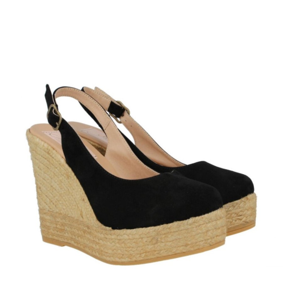 Fashion SPANISH Sandals | Gaimo Bruno Suede Wedge Espadrilles | Spanish Shop Online