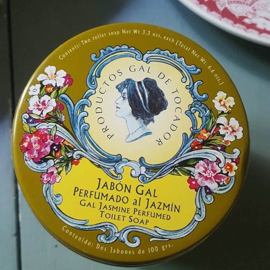 Beauty SPANISH | Perfumeria Gal Madrid Jasmine Perfumed Soaps Tin | Spanish Shop Online