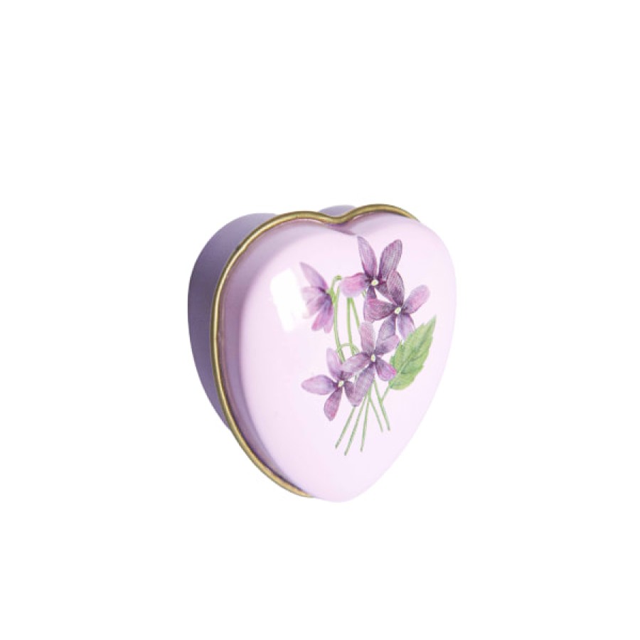 Food SPANISH | Violet Candies Heart Tin | Spanish Shop Online