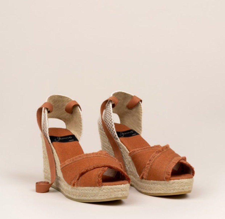 Fashion SPANISH Lace Ups | Gaimo Astra Rust | Spanish Shop Online