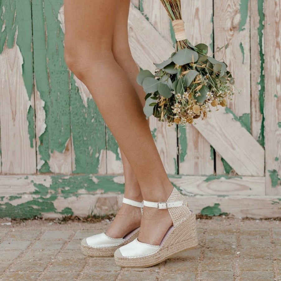 Fashion SPANISH Wedges | Vidorreta 11600 Leather Wedge Espadrilles | Spanish Shop Online