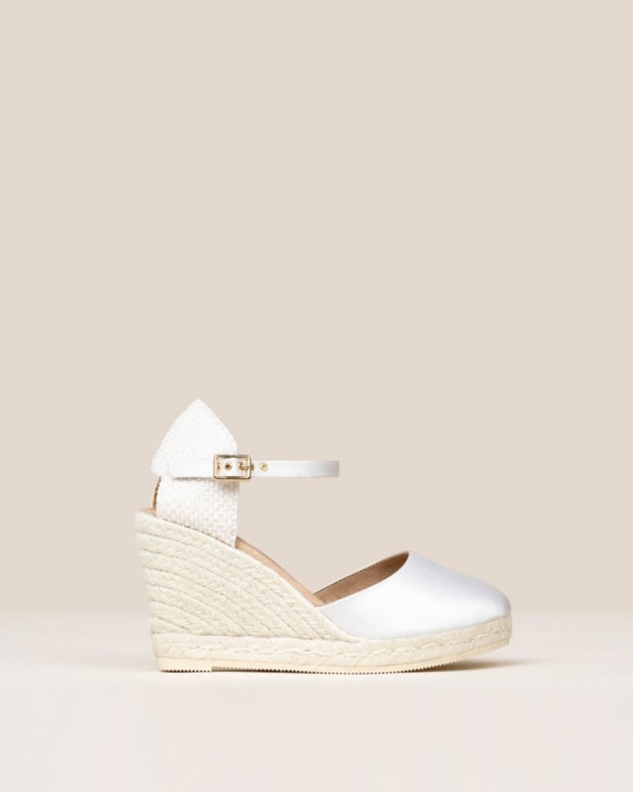 Fashion SPANISH Bridal | Gaimo Obi Bridal Silk Espadrilles