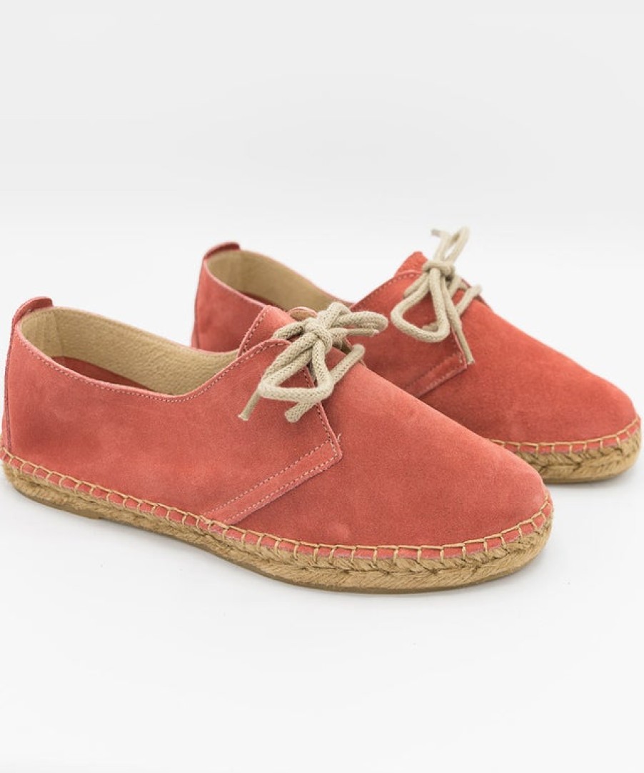 Fashion SPANISH Espadrilles | Casa Hernanz Suede Lace-Up Espadrilles | Spanish Shop Online