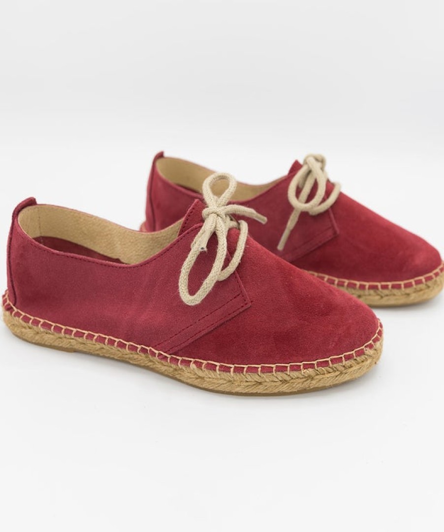 Fashion SPANISH Espadrilles | Casa Hernanz Suede Lace-Up Espadrilles | Spanish Shop Online