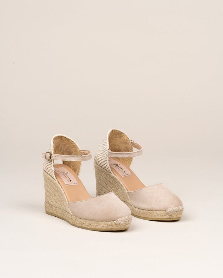 Fashion SPANISH Wedges | Gaimo Global Suede Wedge Espadrilles | Spanish Shop Online