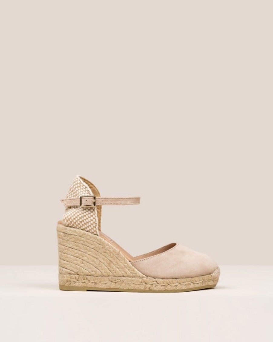 Fashion SPANISH Wedges | Gaimo Global Suede Wedge Espadrilles | Spanish Shop Online