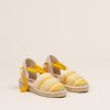 Fashion SPANISH Espadrilles | Gaimo Valenciana Low Wedge Ochre | Spanish Shop Online