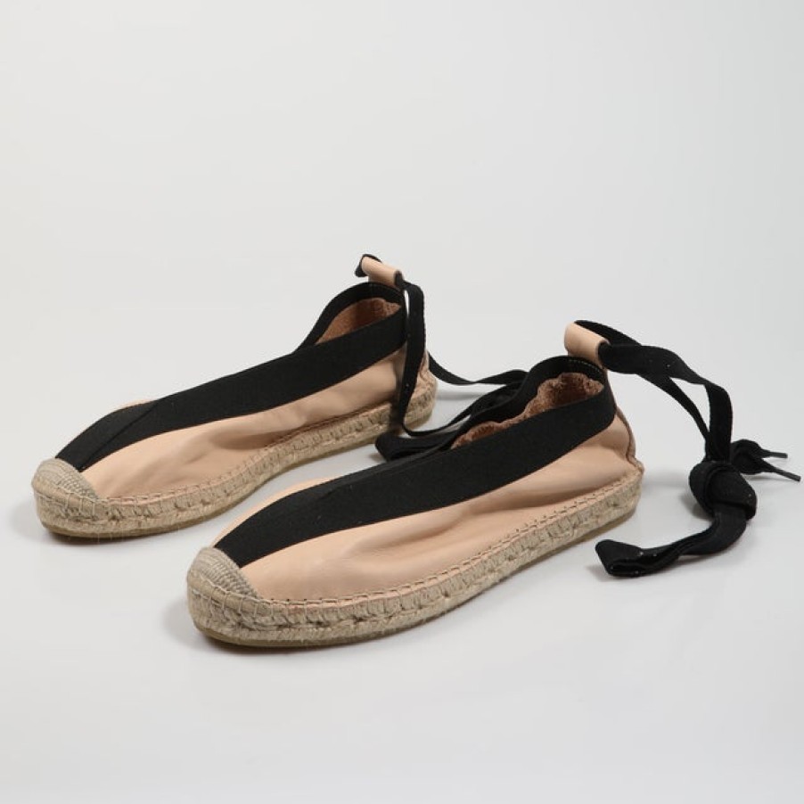 Fashion SPANISH Espadrilles | Vidorreta Lace Up Leather Espadrilles