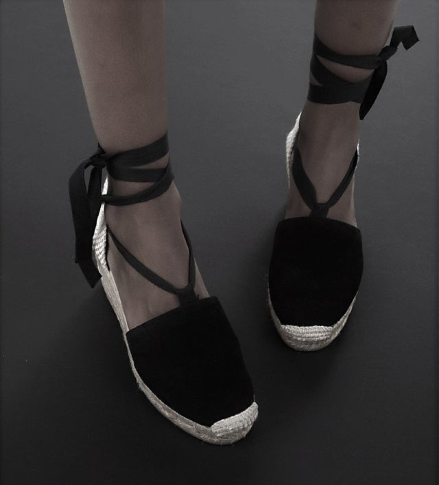 Fashion SPANISH Espadrilles | Gaimo Valencia Black Espadrilles | Spanish Shop Online