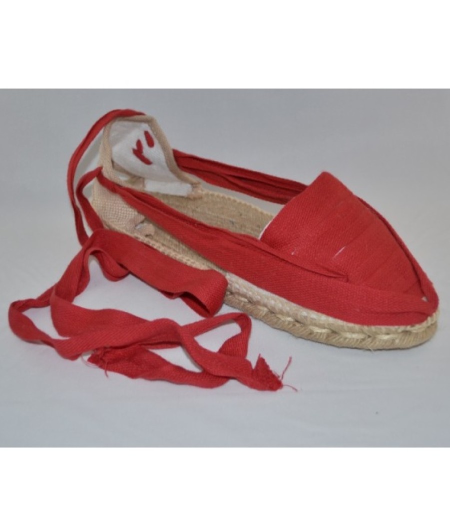 Fashion SPANISH Espadrilles | Dali Red Traditional Espadrilles | Spanishoponline.Com