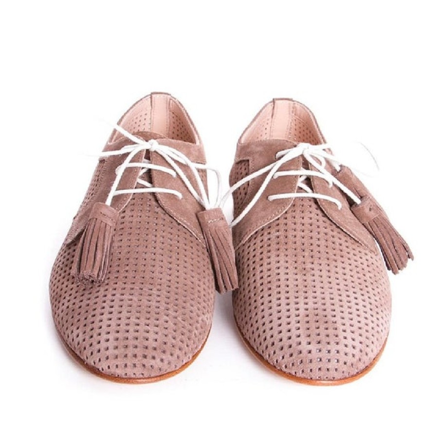 Fashion SPANISH Flat Shoes | Pertini 14874 Lace Up Suede | Spanish Shop Online