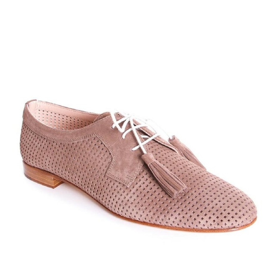 Fashion SPANISH Flat Shoes | Pertini 14874 Lace Up Suede | Spanish Shop Online