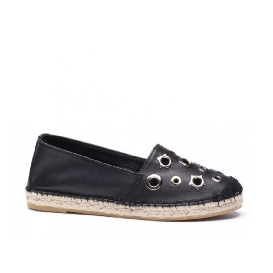 Fashion SPANISH Espadrilles | Vidorreta 00840 Black Leather