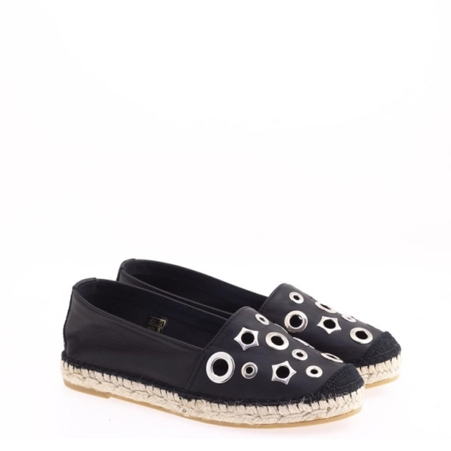 Fashion SPANISH Espadrilles | Vidorreta 00840 Black Leather