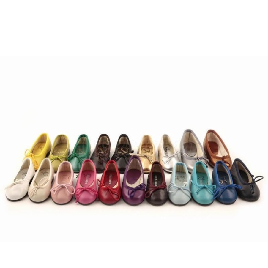 Fashion SPANISH Ballet Flats | Lobo Babies & Girls Leather Ballet Flats | Spanish Shop Online