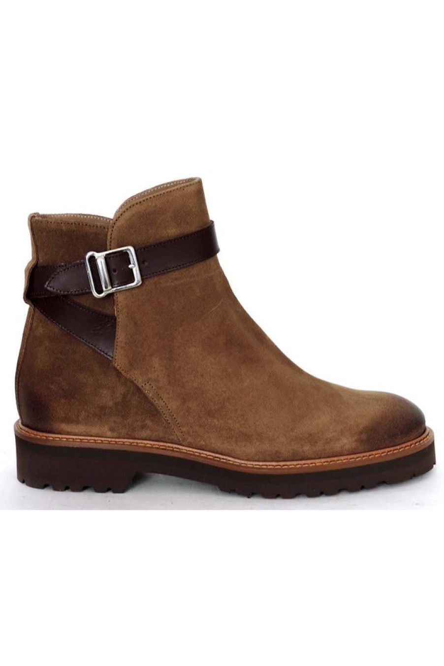 Fashion SPANISH Boots | Pertini Camel Suede Anckle Boots | Spanish Shop Online