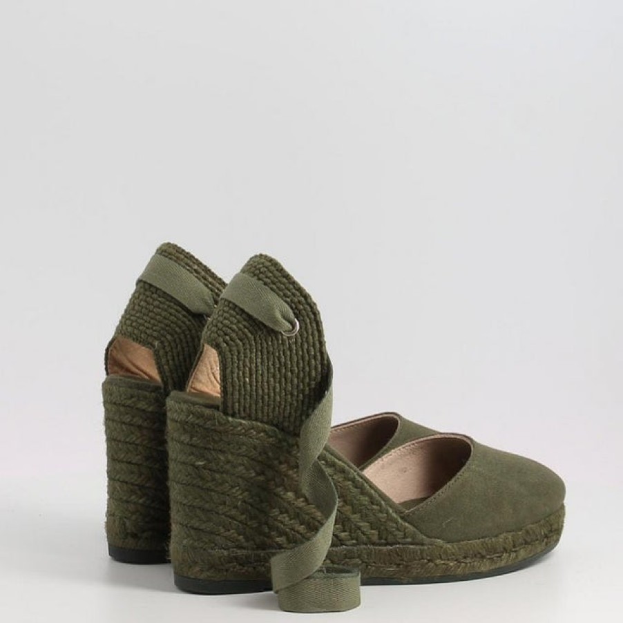 Fashion SPANISH Espadrilles | Gaimo Colin All Green | Spanish Shop Online