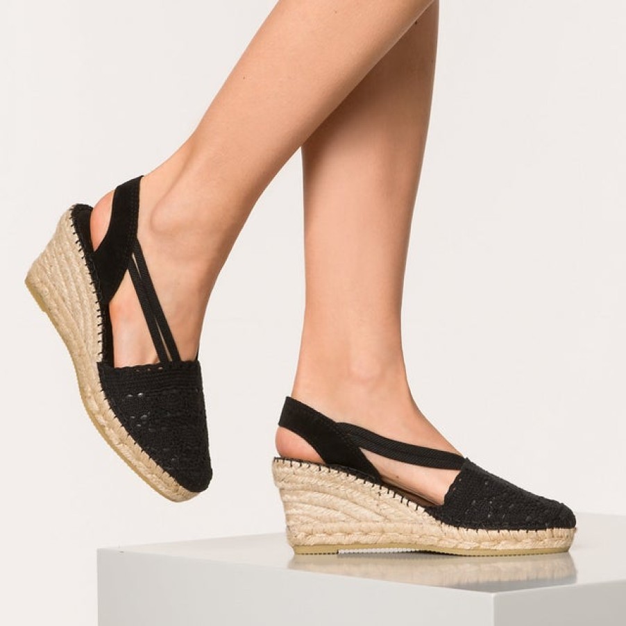 Fashion SPANISH Bridal | Vidorreta 05500 Crochet Espadrilles | Spanish Shop Online