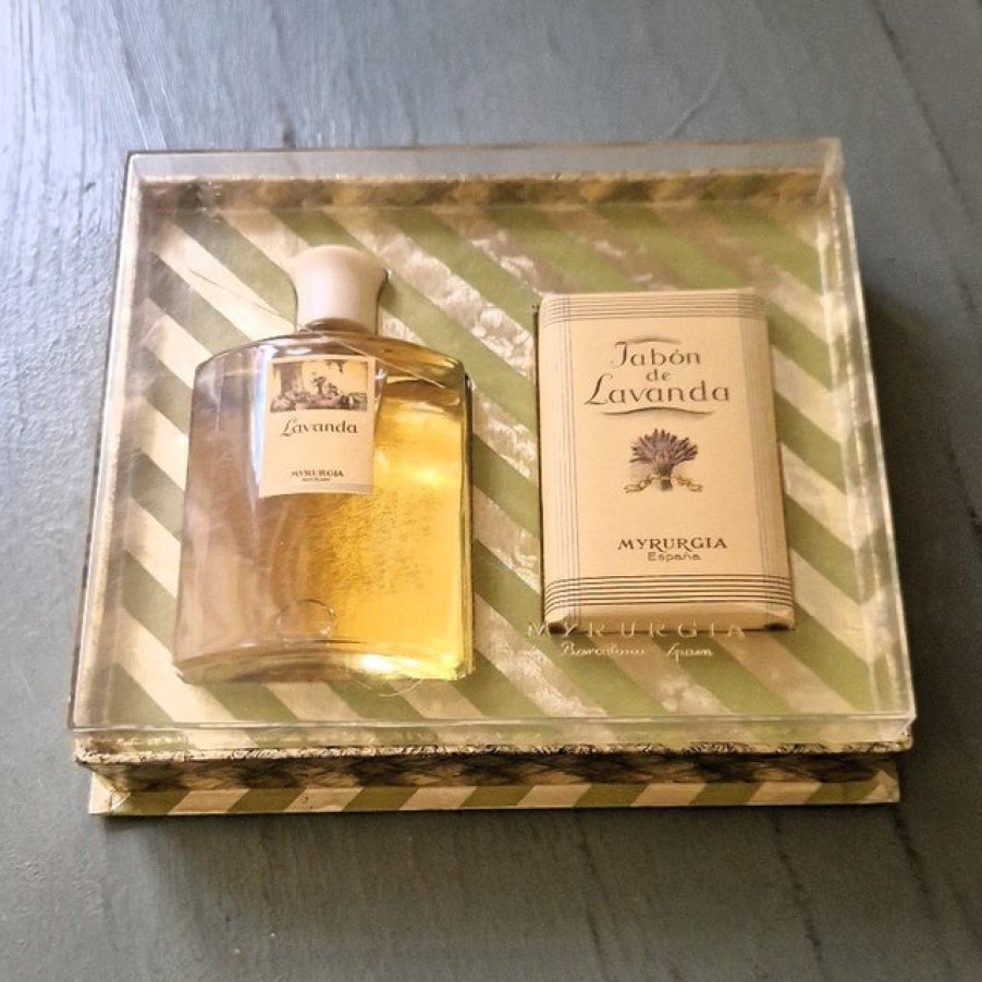 Beauty SPANISH | Myrurgia Lavanda Cologne And Soap Gift Set Vintage New | Spanish Shop Online