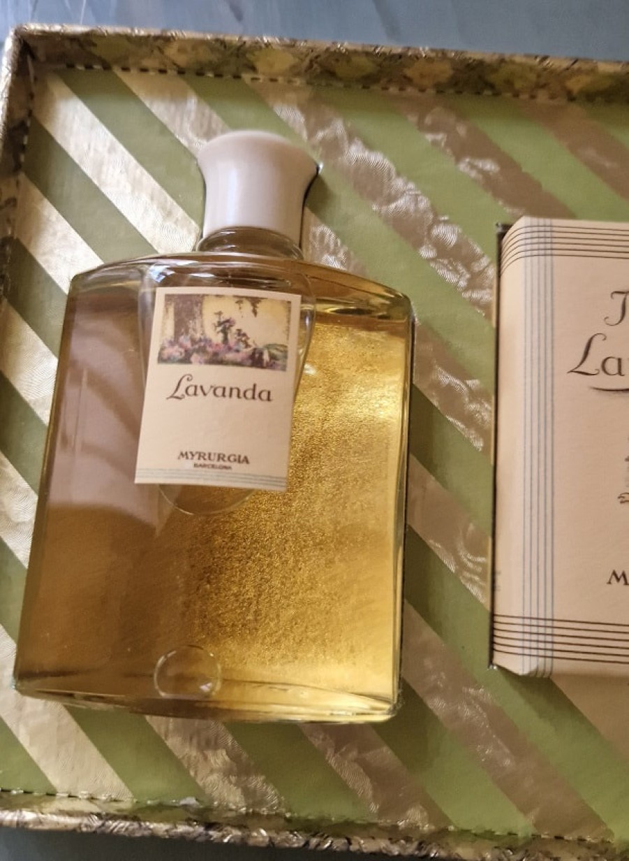 Beauty SPANISH | Myrurgia Lavanda Cologne And Soap Gift Set Vintage New | Spanish Shop Online