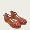 Fashion SPANISH Sandals | Astrid Woven Leather Sandals | Spanish Shop Online Tan