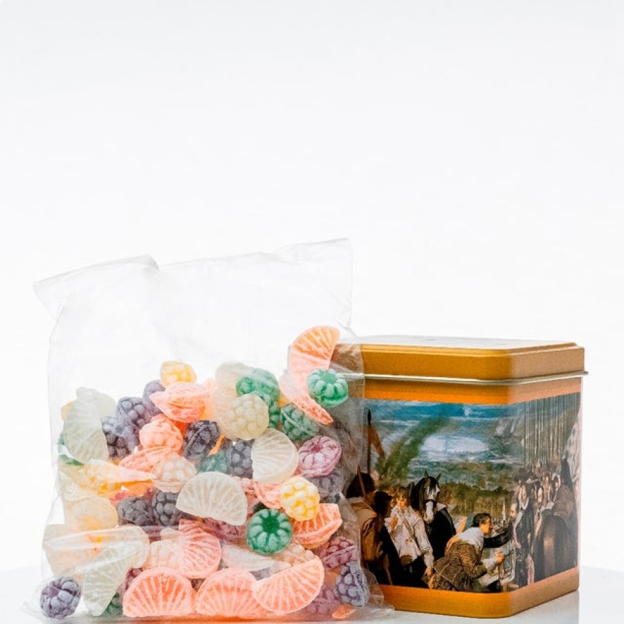 Food SPANISH | Pifarre Fruit Drops Candies Velazquez Tin | Spanish Shop Online