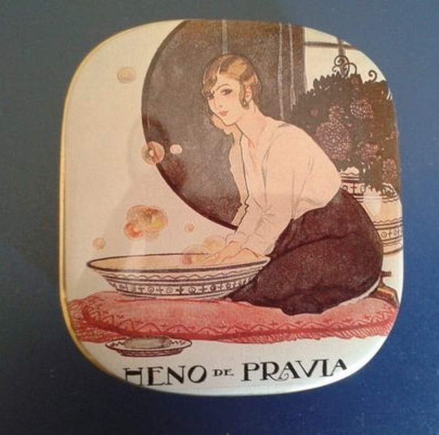 Beauty SPANISH | Vintage Art Deco Heno De Pravia Small Tin By Perfumeria Gal | Spanish Shop Online