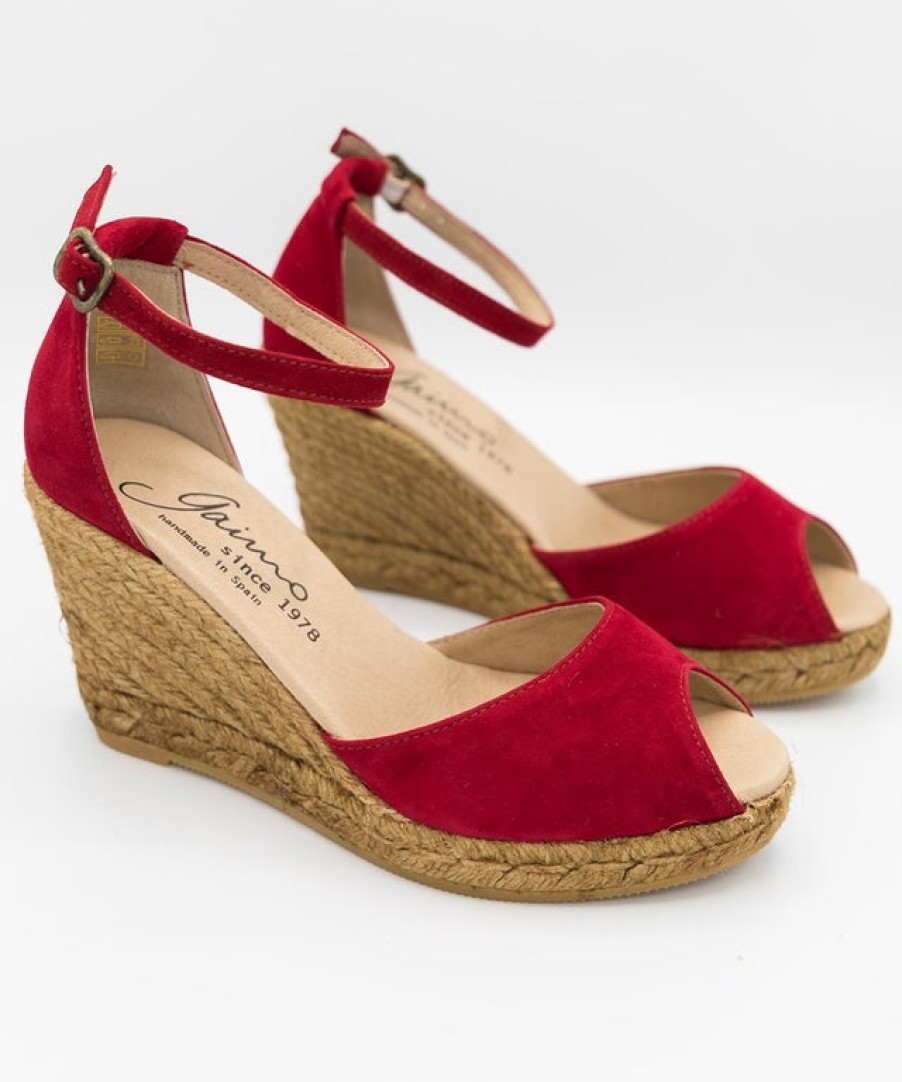 Fashion SPANISH Sandals | Gaimo Susan Crimson | Spanish Shop Online