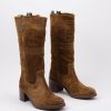 Fashion SPANISH Boots | Dakota Boots C5 Campero Embroidered Suede Boots | Spanish Shop Online