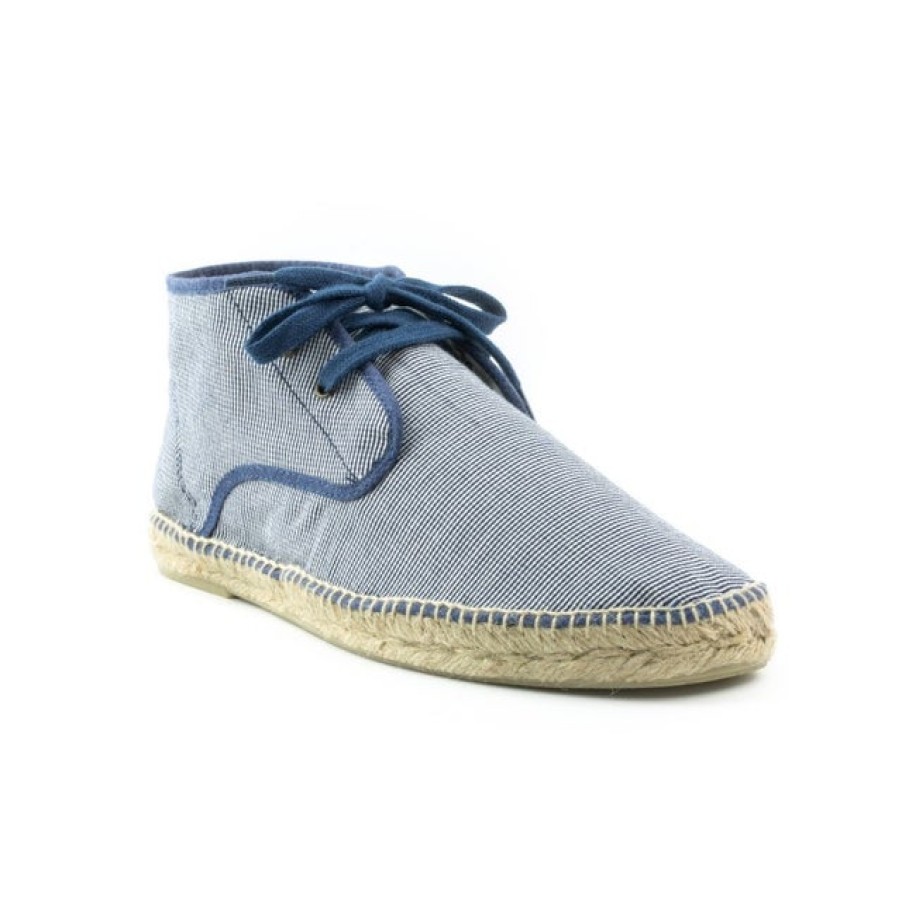 Fashion SPANISH | Men'S Linen Boot Espadrilles | Spanish Shop Online