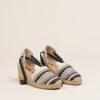 Fashion SPANISH Espadrilles | Gaimo Valenciana Grey Espadrilles | Spanish Shop Online