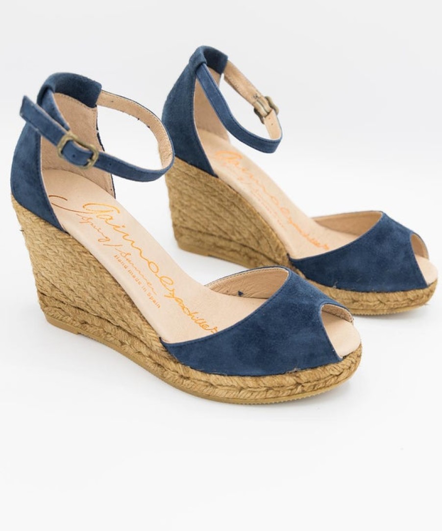 Fashion SPANISH Sandals | Gaimo Susan 7C Navy | Spanish Shop Online